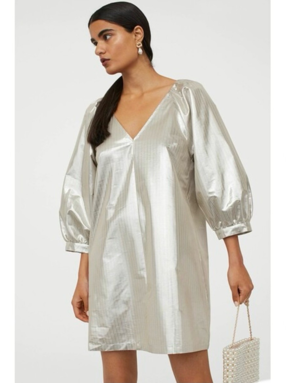 Women’s Silver Cocktail Dress 🤍